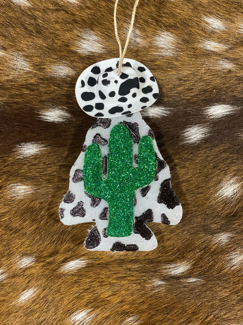 Cactus Cow Print Arrow