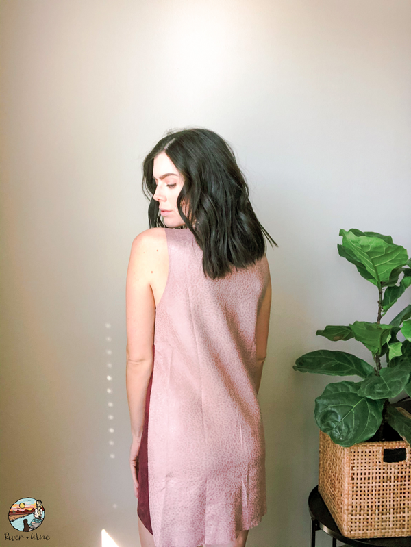 Mauve Combo Dress