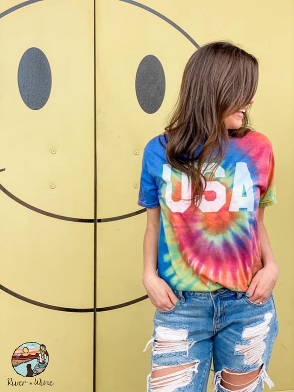 USA tie dye